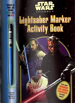 Star Wars Episode I  Lightsaber Activity Book, David Boller