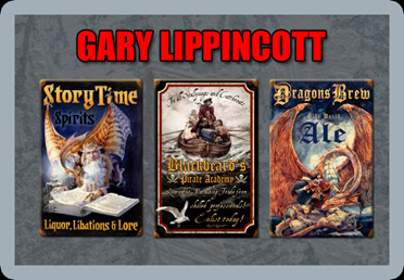 Gary Lippincott tin signs