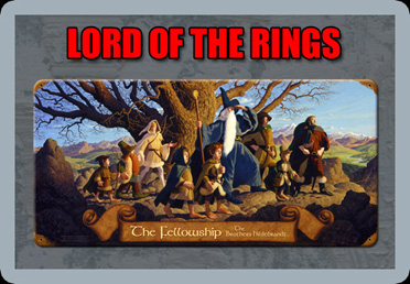 Lord of the Rings tin signs