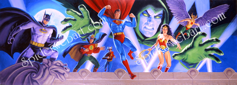 batman, green lantern, flash, superman, spectre, wonder woman, hawkman