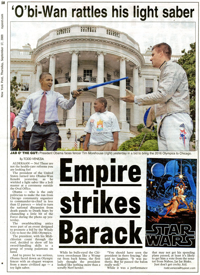 Obama, Star Wars, Greg Hildebrandt, Tim Hildebrandt, Brothers Hildebrandt