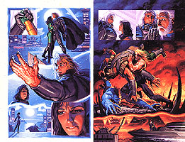 X-Men 2099 Oasis Pages 20-21, Brothers Hildebrandt