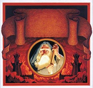 Tolkien Calendar Cover 1977, Brothers Hildebrandt
