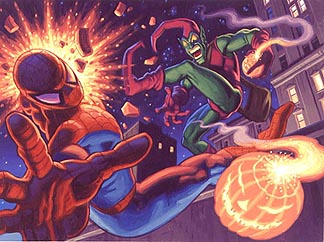 Spiderman vs Green Goblin, Brothers Hildebrandt