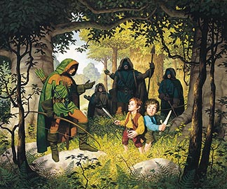 Tolkien Calendar June 1977 Faramir, Brothers Hildebrandt