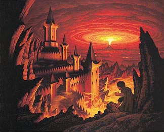 Tolkien Calendar Nov 1977 Cirith Ungol, Brothers Hildebrandt