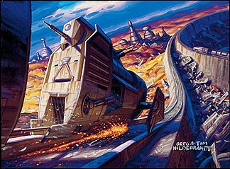 Dash Rides Ord Mantell Hovertrain, Brothers Hildebrandt