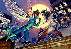 Fly vs Cat Girl, Brothers Hildebrandt