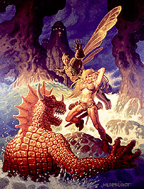 Battle with the Red Sea Beast, Brothers Hildebrandt