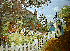 Gandalf Visits Bilbo, Brothers Hildebrandt