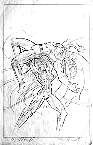 Superman Cover Sketch, Brothers Hildebrandt
