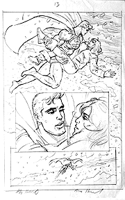 Superman Sketch pg 13, Greg Hildebrandt