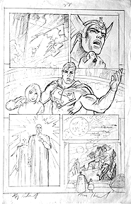 Superman Sketch pg. 22, Brothers Hildebrandt