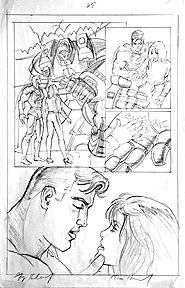 Superman Sketch pg. 25, Brothers Hildebrandt