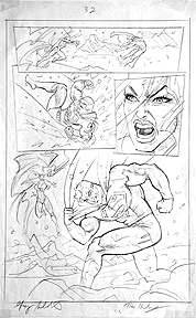 Superman Sketch pg. 32, Brothers Hildebrandt