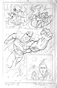 Superman Sketch pg. 36, Brothers Hildebrandt