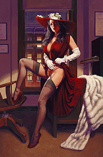 Lady in Red - Photo Print, Greg Hildebrandt