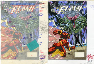 The Flash #104 Color Comp., Tom McGraw