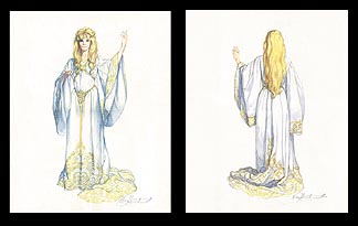 Galadriel Doll 2pc set, Greg Hildebrandt
