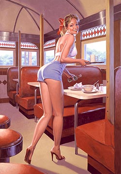 Coffee, Tea, or Me - Photo Print - Large, Greg Hildebrandt