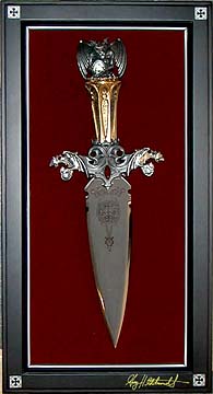 Guardian of the Fortress - Franklin Mint  Fantasy Dagger, Greg Hildebrandt
