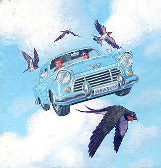 Flying to Howarts, Greg Hildebrandt