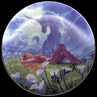 Angel of the Gods Plate, Greg Hildebrandt