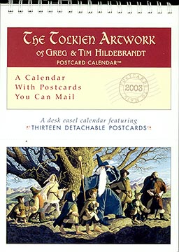 The Tolkien Artwork of Greg and Tim Hildebrandt 2003 Postcard Calendar, Brothers Hildebrandt