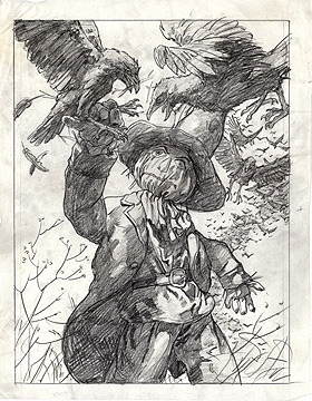 Scarecrow Slays the Crows, Greg Hildebrandt