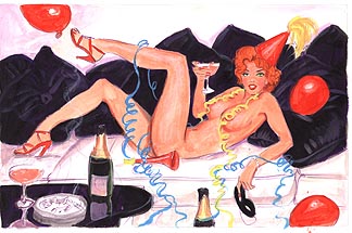 Happy Nude Year, Greg Hildebrandt