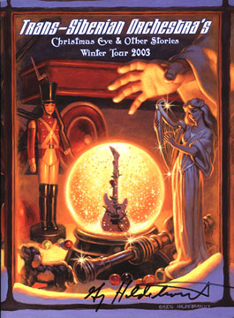 Trans-Siberian Orchestra 2003 Program - WEST, Greg Hildebrandt