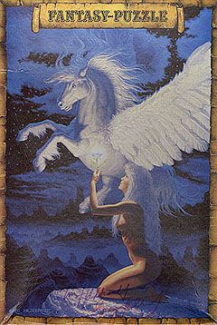 WINGED MESSENGER 750 Piece Puzzle, Greg Hildebrandt