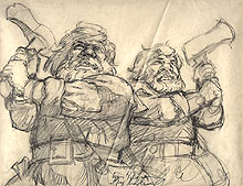 Dwarf Twins, Brothers Hildebrandt