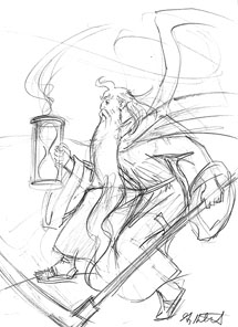 TSO 2004 Program Cover Sketch B, Greg Hildebrandt