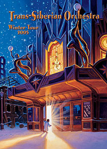 Trans-Siberian Orchestra 2005 Program - WEST, Greg Hildebrandt