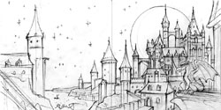 TSO Night Castle #3, Greg Hildebrandt