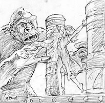 KING KONG Altar Sacrifice #2, Greg Hildebrandt