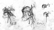 Krull - Helmet Design 3, Greg Hildebrandt