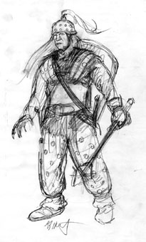 Krull - character Design, Greg Hildebrandt
