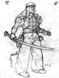Krull - Kegan - character design, Greg Hildebrandt