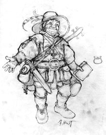 Krull - Ergo sketch 3, Greg Hildebrandt