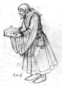 Krull - Ynyr sketch, Greg Hildebrandt