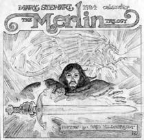 Merlin - cover sketch #1, Greg Hildebrandt