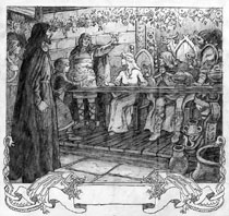 Merlin - Arthur Toasts to Guenevere, Greg Hildebrandt