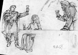 Merlin - Toast to Guenivere #2, Greg Hildebrandt