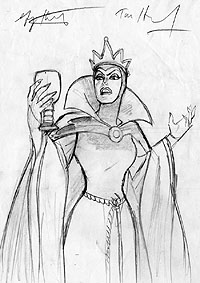 Evil Queen sketch, Brothers Hildebrandt