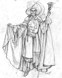 Phantom of the Opera sketch, Greg Hildebrandt