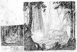Return of Gandalf sketches, Brothers Hildebrandt