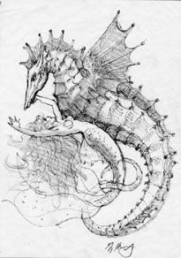 Mermaid Seahorse, Greg Hildebrandt