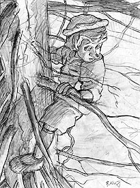 Pinocchio Flees the Assassins, Greg Hildebrandt